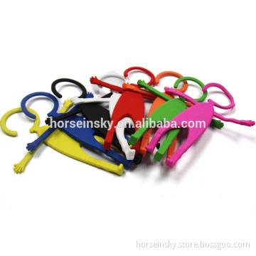 2016 Promotional Gift Colorful man shape cell phone holder,cell phone credit card holder,ring holder for mobile phone